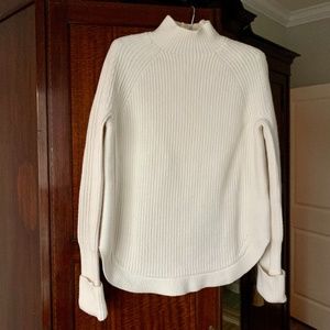 Treasure & Bond Cream Mock Neck Sweater